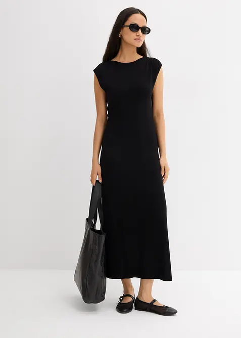 Robe en fine maille de viscose mélangée, bonprix