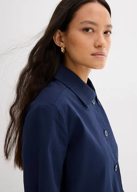 Veste courte de mi-saison en coton extensible, bonprix