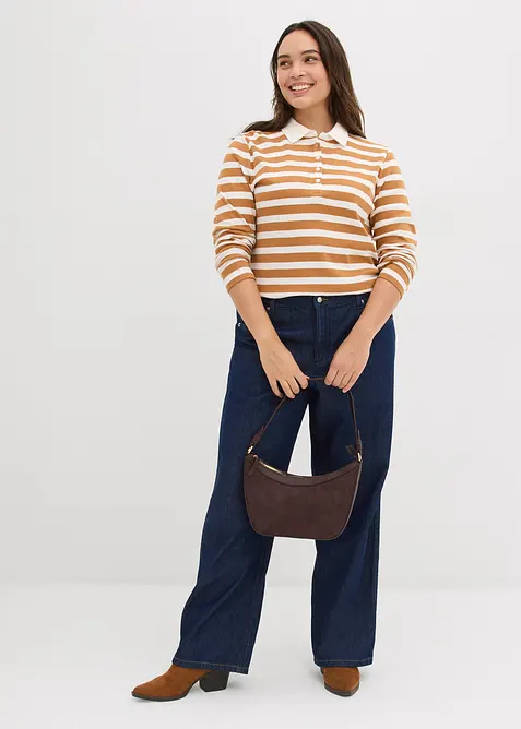 Jean droit taille mi-haute, bonprix