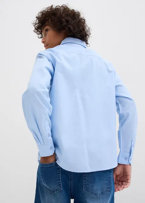 Chemise manches longues Oxford 100% coton, bonprix