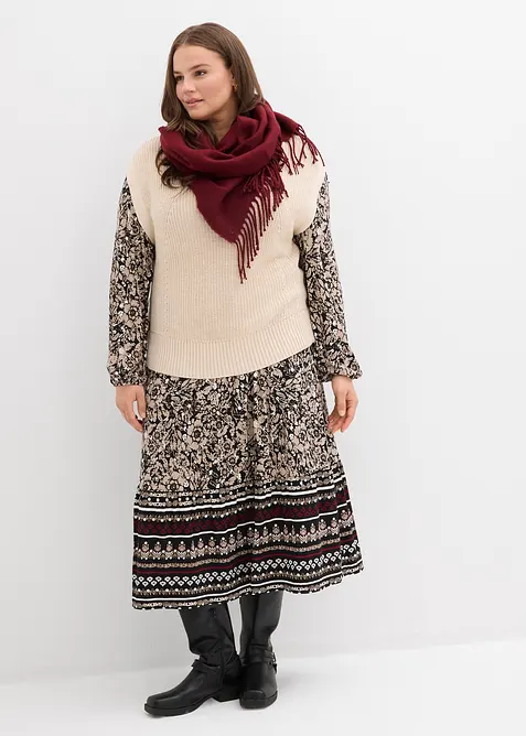 Pull sans manches en maille, bonprix