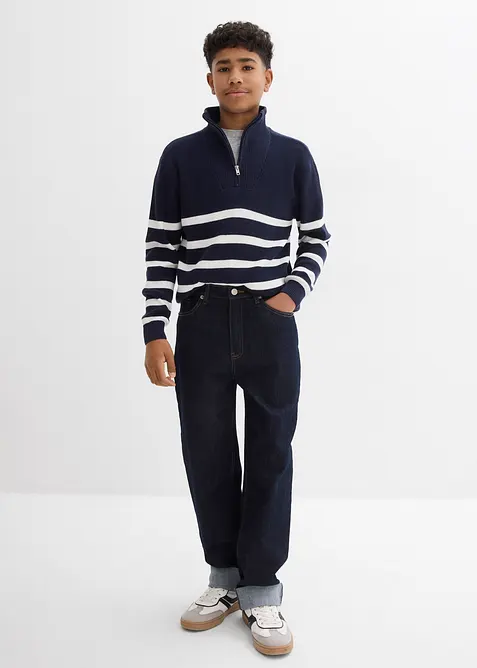 Jean loose à taille réglable, droit, bonprix