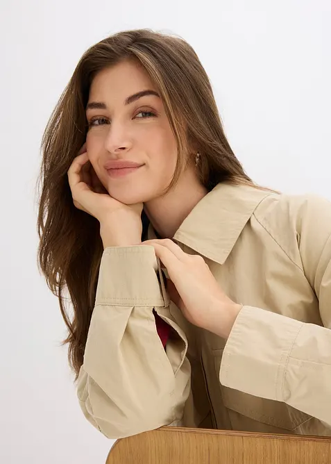 Veste courte esprit trench, bonprix