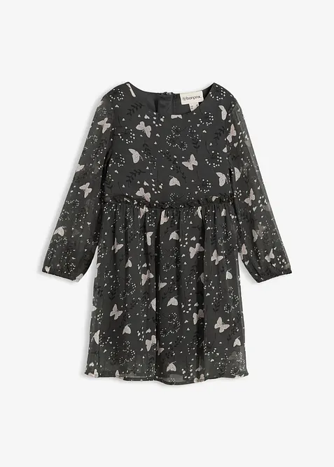 Robe évasée en mousseline, bonprix