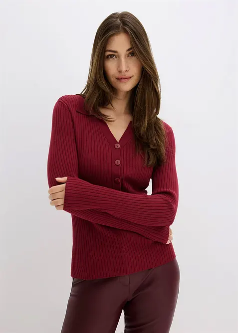 Pull doux en fine maille, viscose majoritaire, bonprix