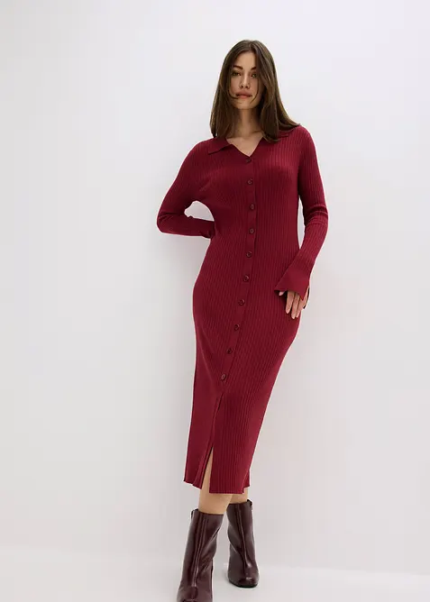 Robe pull douce en viscose majoritaire, bonprix