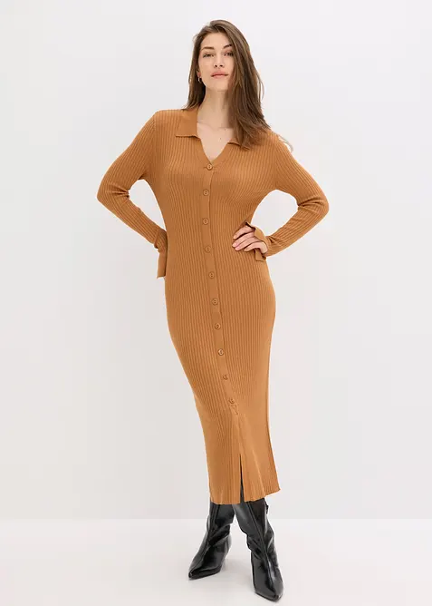 Robe pull douce en viscose majoritaire, bonprix