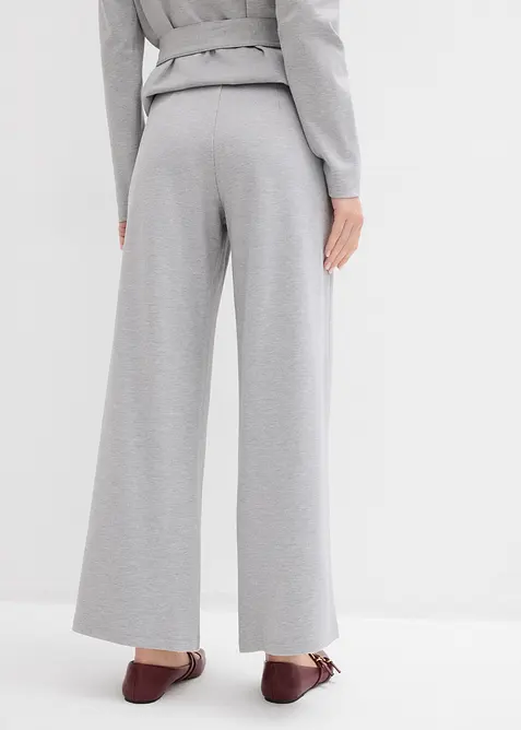 Pantalon large et décontracté en viscose majoritaire, bonprix