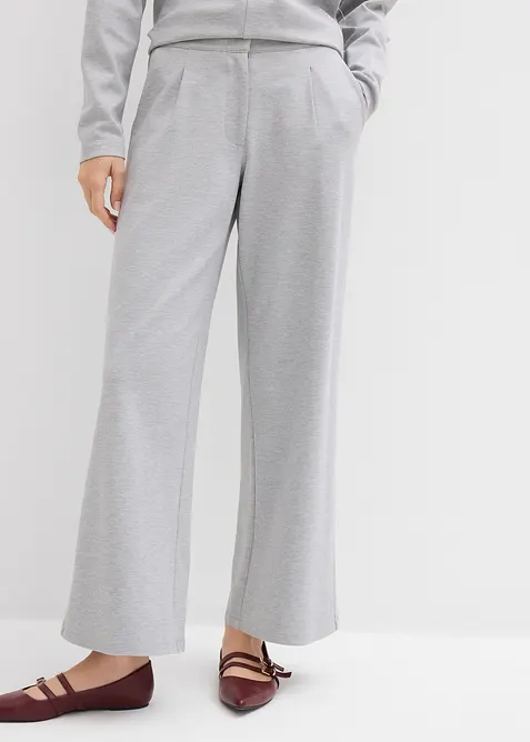 Pantalon large et décontracté en viscose majoritaire, bonprix