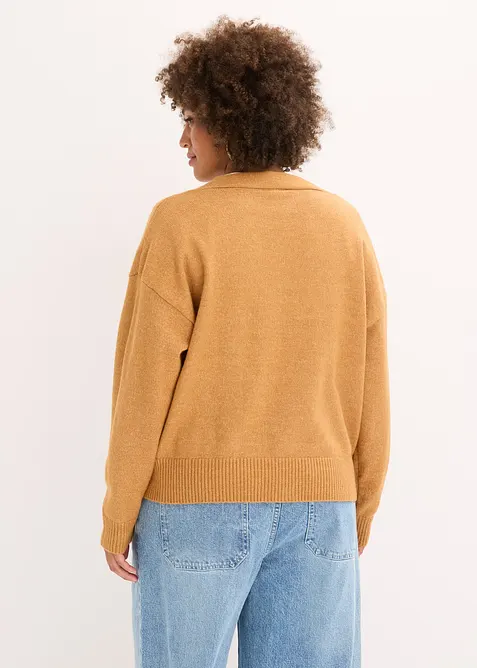 Gilet en maille oversize, bonprix