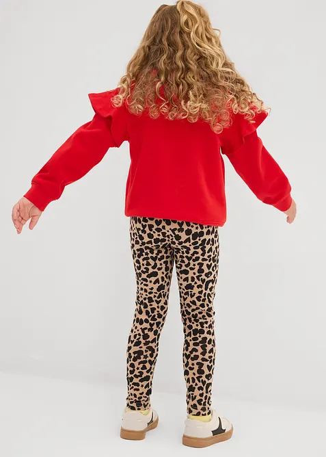 Lot de 2 leggings en coton extensible, bonprix