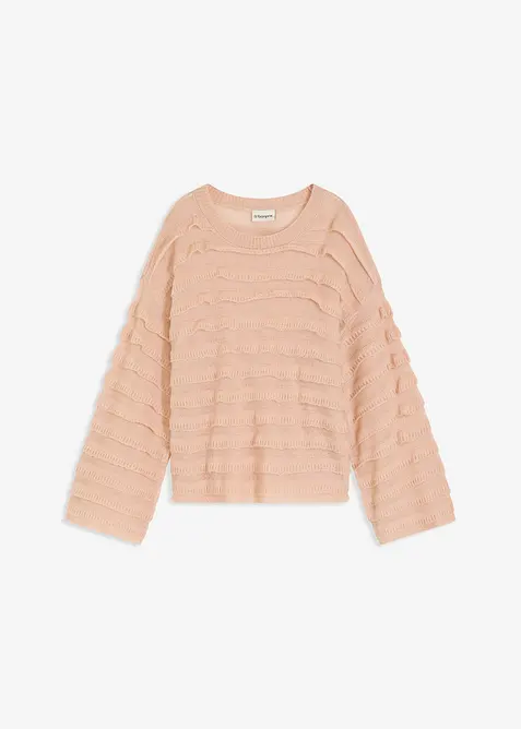 Pull oversize semi-transparent, bonprix