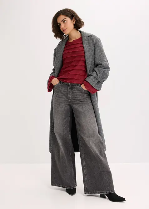 Pull oversize semi-transparent, bonprix