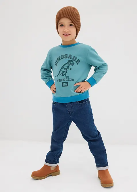 Sweat-shirt en molleton doux, bonprix