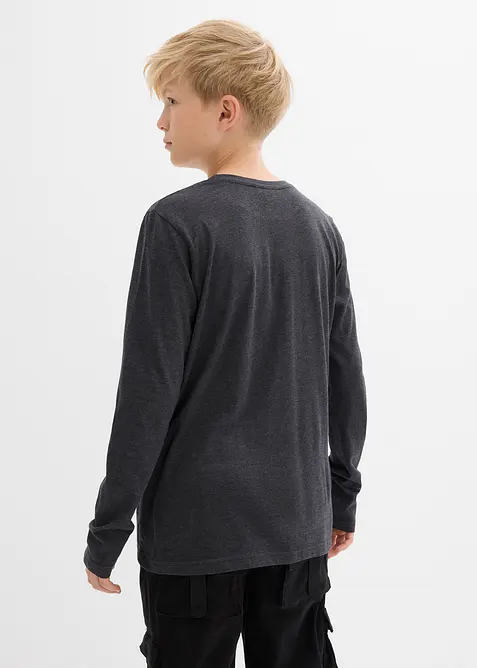 T-shirt manches longues à imprimé, bonprix