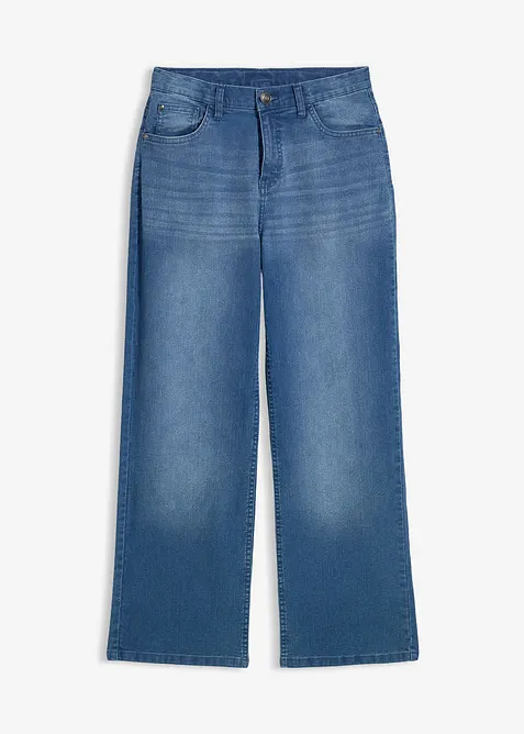 Jean à taille réglable, coupe droite et loose, bonprix
