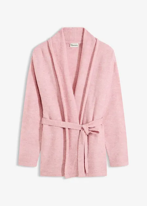 Gilet en maille poils duveteuse, bonprix