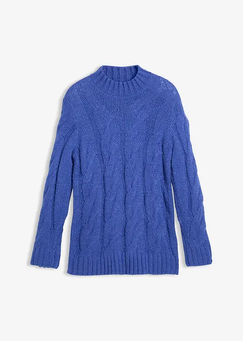 Pull en maille torsadée, bonprix