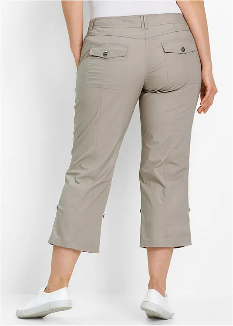 Pantalon extensible cargo 3/4, bonprix