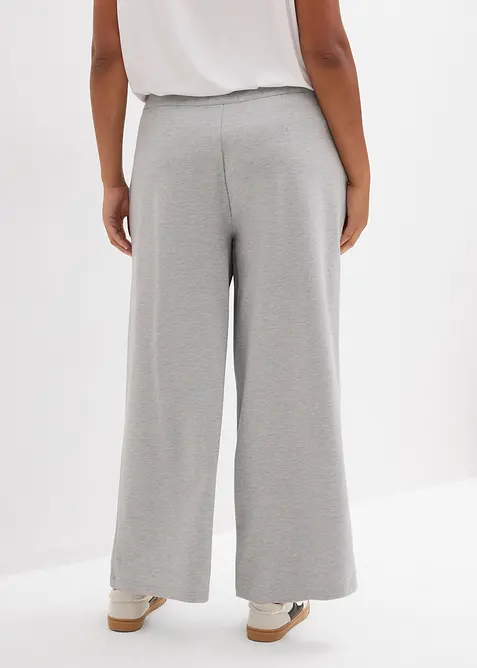 Pantalon large et décontracté en viscose majoritaire, bonprix