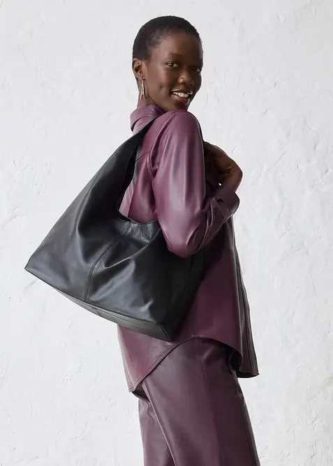 Cabas en cuir premium, bonprix