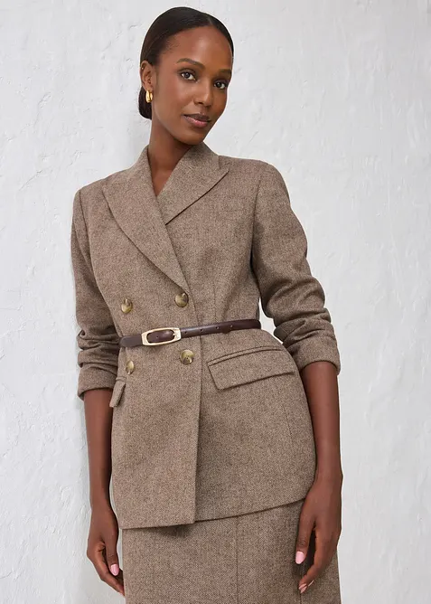 Ceinture fine en cuir, bonprix