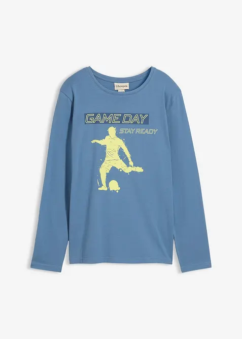 T-shirt manches longues 100% coton, bonprix