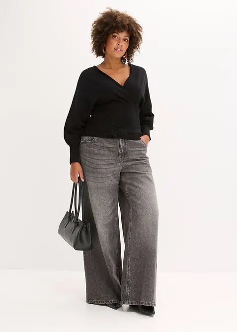 Pull fluide en viscose mélangée, bonprix