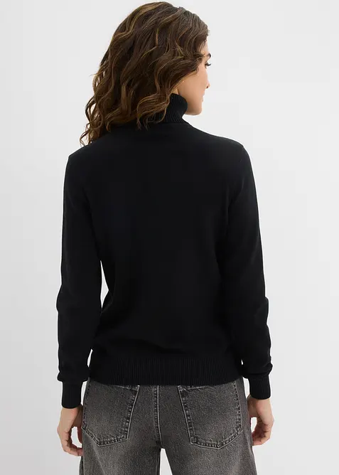 Pull col roulé, bonprix