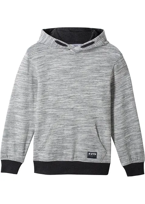 Sweat à capuche en coton mélangé, bonprix