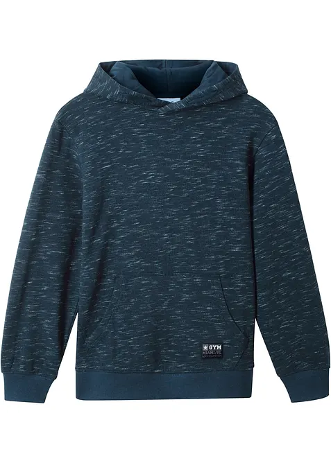 Sweat à capuche en coton mélangé, bonprix