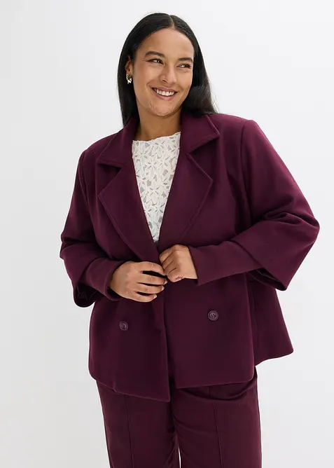 Caban avec manches en maille, bonprix