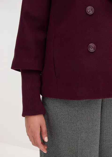 Caban avec manches en maille, bonprix