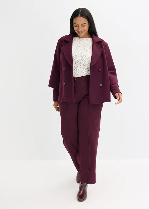 Caban avec manches en maille, bonprix