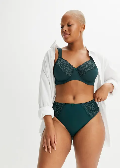 Lot de 2 soutiens-gorge minimiseurs &agrave; bretelles rembourr&eacute;es, bonprix