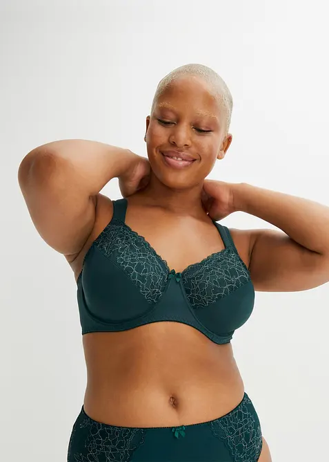 Lot de 2 soutiens-gorge minimiseurs à bretelles rembourrées, bonprix