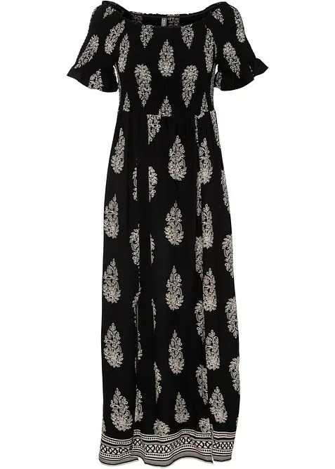 Robe col Bardot en viscose fluide, bonprix