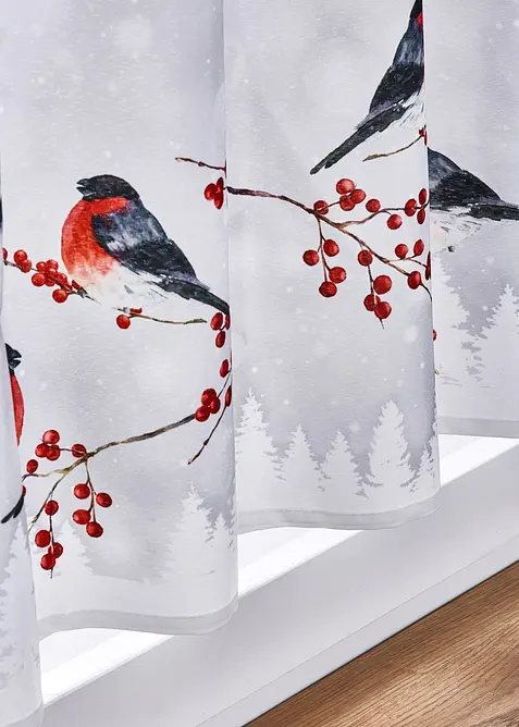 Brise-bise avec imprimé hivernal, bonprix