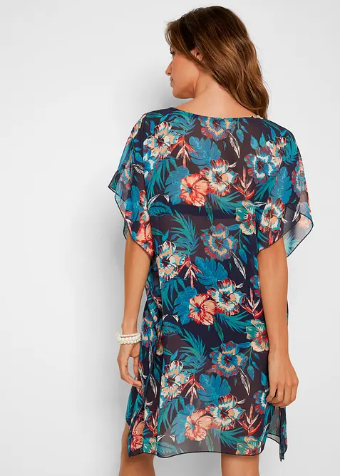 Longue tunique de plage en mousseline légère, bonprix