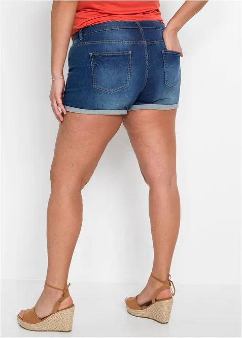 Short en jean taille mi-haute, bonprix