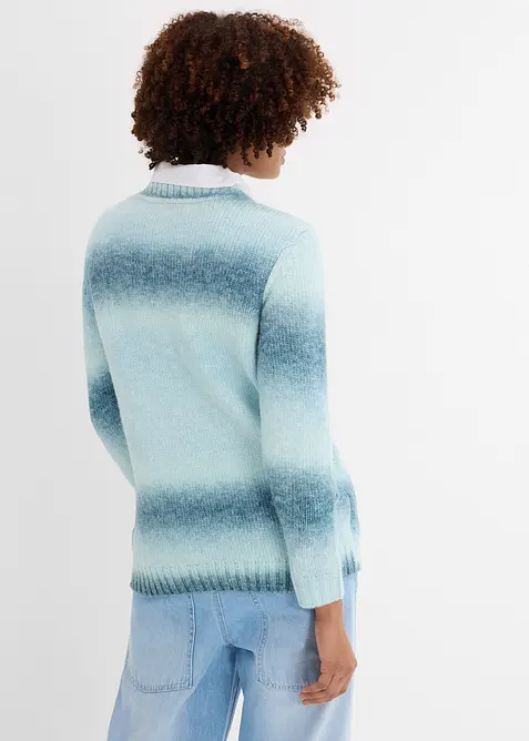 Pull doux en grosse maille contenant de la laine, bonprix
