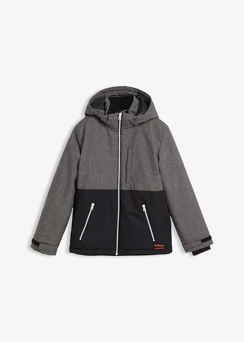 Veste d&rsquo;hiver rembourr&eacute;e &agrave; capuche, style color block, bonprix