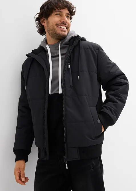 Blouson d’hiver matelassé à capuche, bonprix
