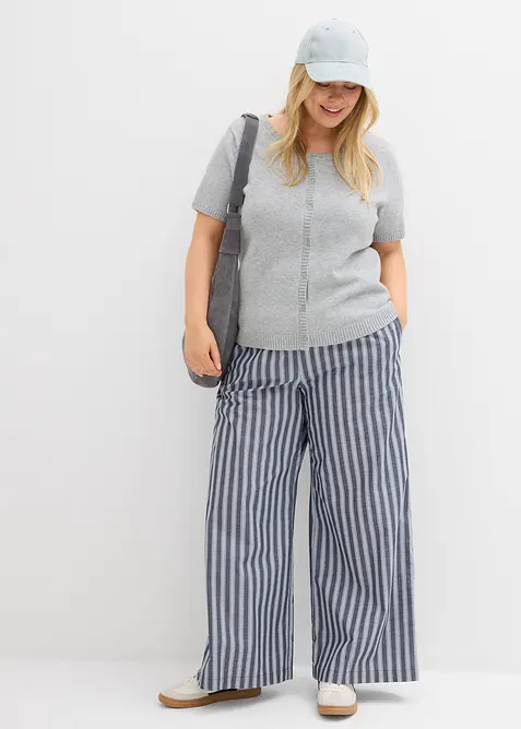 Gilet manches courtes en maille, bonprix