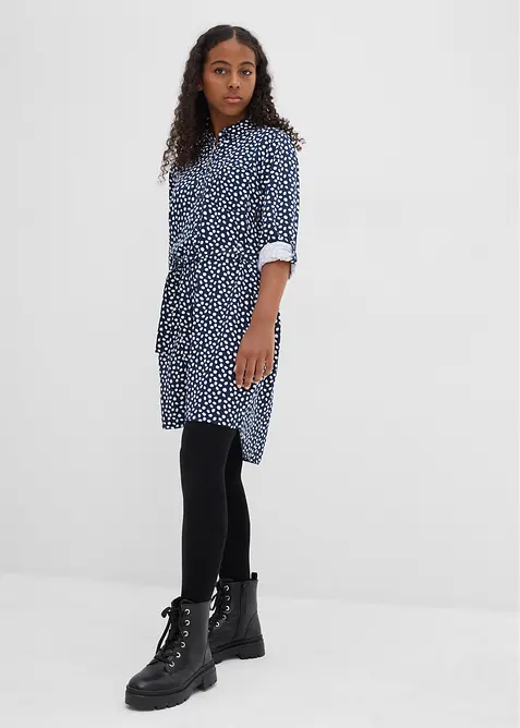 Robe-chemise en viscose fluide, bonprix