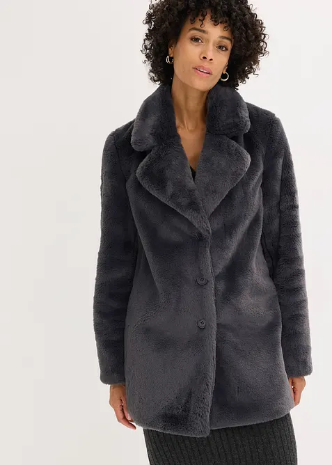 Manteau en peluche, bonprix