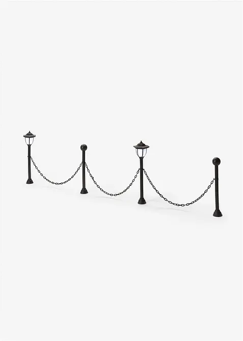 &Eacute;clairage solaire bordure de chemin avec cha&icirc;ne, bonprix