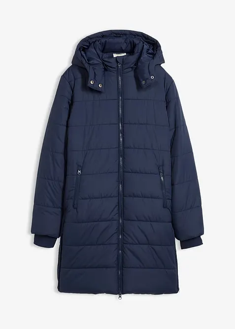 Doudoune longue à capuche amovible, bonprix
