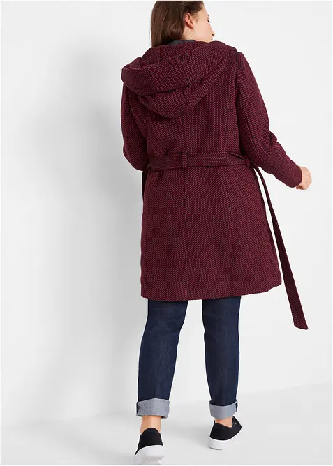 Manteau court en laine mélangée, bonprix