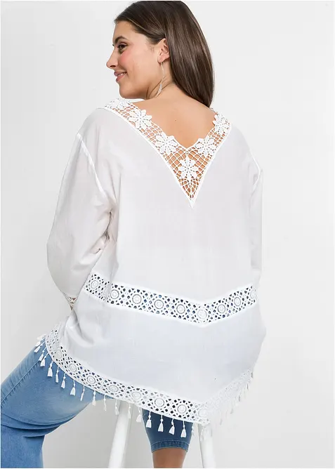 Tunique-blouse 100% coton, bonprix